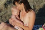 Mother and Child share a moment of Joy, Marin County, California, PMCD01_129