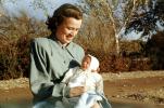 Newborn, Infant, Coats, Cold, Smiles, Doting, Loving, Love, Retro, 1940s, PMCV03P15_01