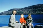 Sons, Brothers, Siblings, Lake, Cooperstown, November 1954, 1950s, PORV29P13_18