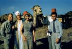 Lady and Guys with Camel, Swami, 1940s, PORV30P14_19