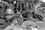 Mother and her daughter, girl, slums, shacks, shanty town, Mumbai, India, POVPCD3306_111