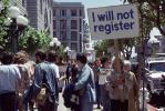 I will not register, anti registration rally, 16 July 1980, PRSV01P03_05