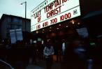 Last Temptation of Christ movie, protest, Last Temptation of Christ, North Point Theatre, marquee, PRSV02P15_15