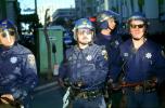 Police Line, Batons, Helmets, Anti-war protest, First Iraq War, January 17 1991, PRSV04P06_02