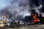 Fire, Smoke, burning, Rodney King Riots, April 1992, PRSV05P04_01B