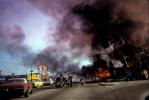 Fire, Smoke, burning, Rodney King Riots, April 1992, PRSV05P04_01C