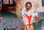 OJ Simpson, Potrero Hill Mural, Verdict Protest, 27 December 1995, PRSV05P08_09