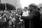 Mayor Willie Brown at Critical Mass Rally, Bicyclist Riders Protest, 25 July 1997, PRSV05P10_04