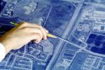 blue print, Architectural Renderings, Drawings, Paper, Map, hand, pointing, PWWV02P10_01