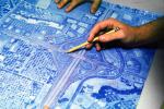 blue print, Architectural Renderings, Drawings, Paper, Map, hand, pointing, PWWV02P10_05