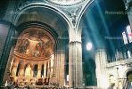Jesus Christ, Fresco, bar-Relief Angel, Altar, Interior, Sacre Coeur Basilica, RCTV01P11_04