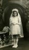 Holy First Communion girl, prayer, 1910s, RCTV05P02_13