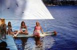 Girls, Water, Sailboat, 1960s, SALV01P05_18