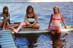 Girls, Water, Sailboat, 1960s, SALV01P05_18B