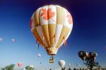 Canadian Maple Leaf, Albuquerque International Balloon Fiesta, morning, SBLV01P06_02