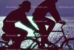 Riding Bicycles, Tiburon Linear Park, Bay, water, SBYV03P01_19