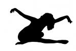 Yoga Pose silhouette, shape, SEYV01P05_07M