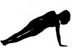 Yoga Pose Silhouette, logo, Pretzels-Yoga Studio, shape, SEYV01P14_13M