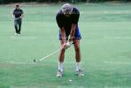 putting green, Man, Putting, Golfer, Golf Course in Blaine, Washington State, SGFV01P14_05