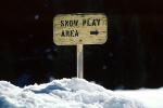 Snow Play Area, sliding area, sign, signage, SKFV01P04_08
