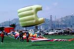 Cars, lawn, Marin Headlands, Golden Gate Bridge, Flying a Kite, SKTV01P06_16