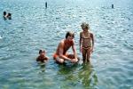 Brother, Sister, Lake, Summer, 1978, 1970s, SWFV01P12_07