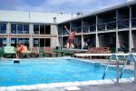 Swimming Pool, Diving Board, Jumping, Summer, Sunny, Poolside, motel, 1960s, SWFV02P02_04