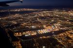 LAX at Night, nighttime, city lights, TAAD02_188