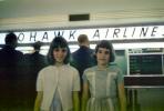 Two Girls, Mohawk Airline, July 1961, 1960s, TAAV15P12_12