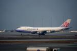 B-18718, China Airlines Cargo landing, Boeing 747-409F, CF-6, TACD01_079