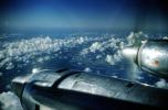 Turbo-prop in flight, VP-TBN, Vickers Viscount V.702, clouds, TAFV11P13_15