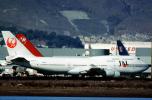 JA8076, Boeing 747-446, San Francisco International Airport (SFO), Japan Airlines JAL, 747-400 series, CF6, CF6-80C2B1F, TAFV17P08_14