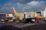 N693SW, Boeing 737-317, Southwest Airlines SWA, Highlift Truck, 737-300 series, CFM56, TAFV18P08_07