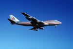 American Airlines AAL, Boeing 747, Landing, Flight, Flying, TAFV30P04_15