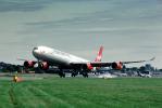 Airbus A340, Virgin Atlantic, Landing, TAFV42P10_12