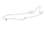 Convair 880-22-1, 880 series outline, landing, TAFV45P04_10O
