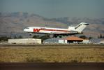 N2826W, Boeing 727-247, Western Airlines WAL, Landing, TAFV45P09_16