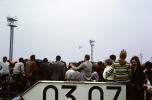 Crowds Watching the Tu-144 flying, CCCP-68001, Prototype TU144, Paris Air Show 1971, 1970s, TAFV47P06_17