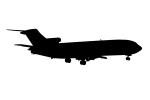 Boeing 727-231 silhouette, object, TAFV49P13_15M