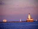 Chicago Harbor Lighthouse, Lake Michigan, Great Lakes, Harbor, TLHV04P09_03