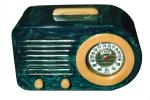 FADA Radio, Art Deco, "Bullet" Streamliner Model 1000, Catalin, marble finish, 1940s, photo-object, object, cut-out, cutout, photo object, TMRV01P09_09F
