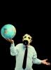 Gas Mask, Earth, Globe, Ball, TOPV02P07_17