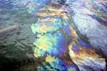 Leaking Oil from the USS Arizona, Bleeding, Slick, water, sheen, Pearl Harbor, TOPV03P11_02