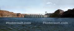 Lake Powell, Glen Canyon Dam, concrete arch-gravity dam, TPHV02P04_12B
