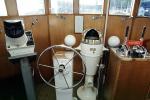 Steering Room, Compass, Wheel, USS Potomac Presidential Yacht, San Francisco Oakland Bay Bridge, TSCV06P14_17