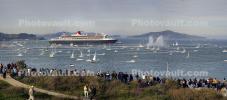 Queen Mary 2 enters San Francisco Bay, IMO: 9241061, Ocean Liner, Cunard Line, Steamship, TSPD01_132