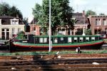 Canal Boat, homes, houses, railroad tracks, 1950s, TSPV01P09_11