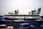 Hovercraft, English Channel, Ferry, Ferryboat, cars, automobiles, vehicles, 1960s, TSPV02P01_01