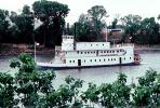 paddle wheel steamboat on the Sacramento River, tourboat, TSPV02P15_19