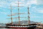 Balclutha, three-masted, steel-hulled, square-rigged ship, Hyde Street Pier, TSTV01P05_05.1719